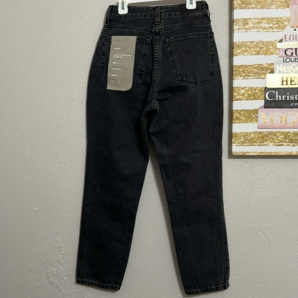NWT Everlane The 90’s Curvy Cheeky Jeans in Washed Black Size 27 - Picture 4 of 16